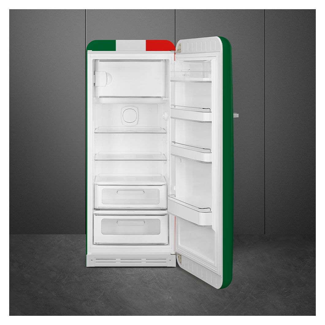 FAB28RDIT6 270 l / 244 l Kühlschrank freistehend EEK: C 104 kWh Jahr  (Grün, Weiß, Rot) 