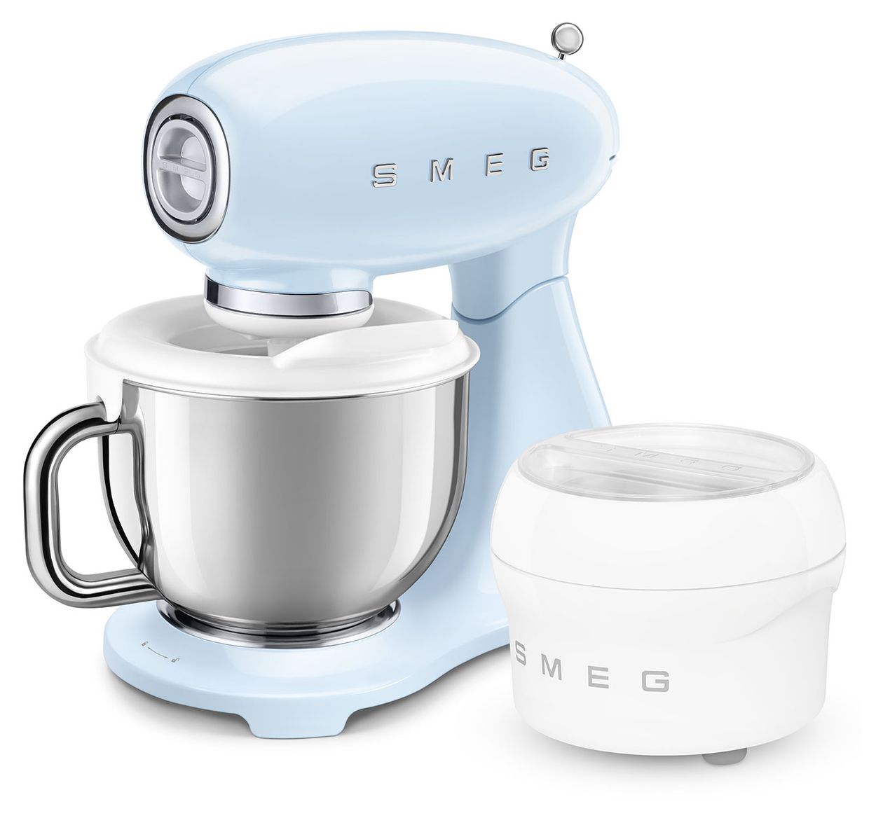 SMF05 Küchenmaschine 4,8 l Standmixer 10 Stufen 1000 W  (Blau) 