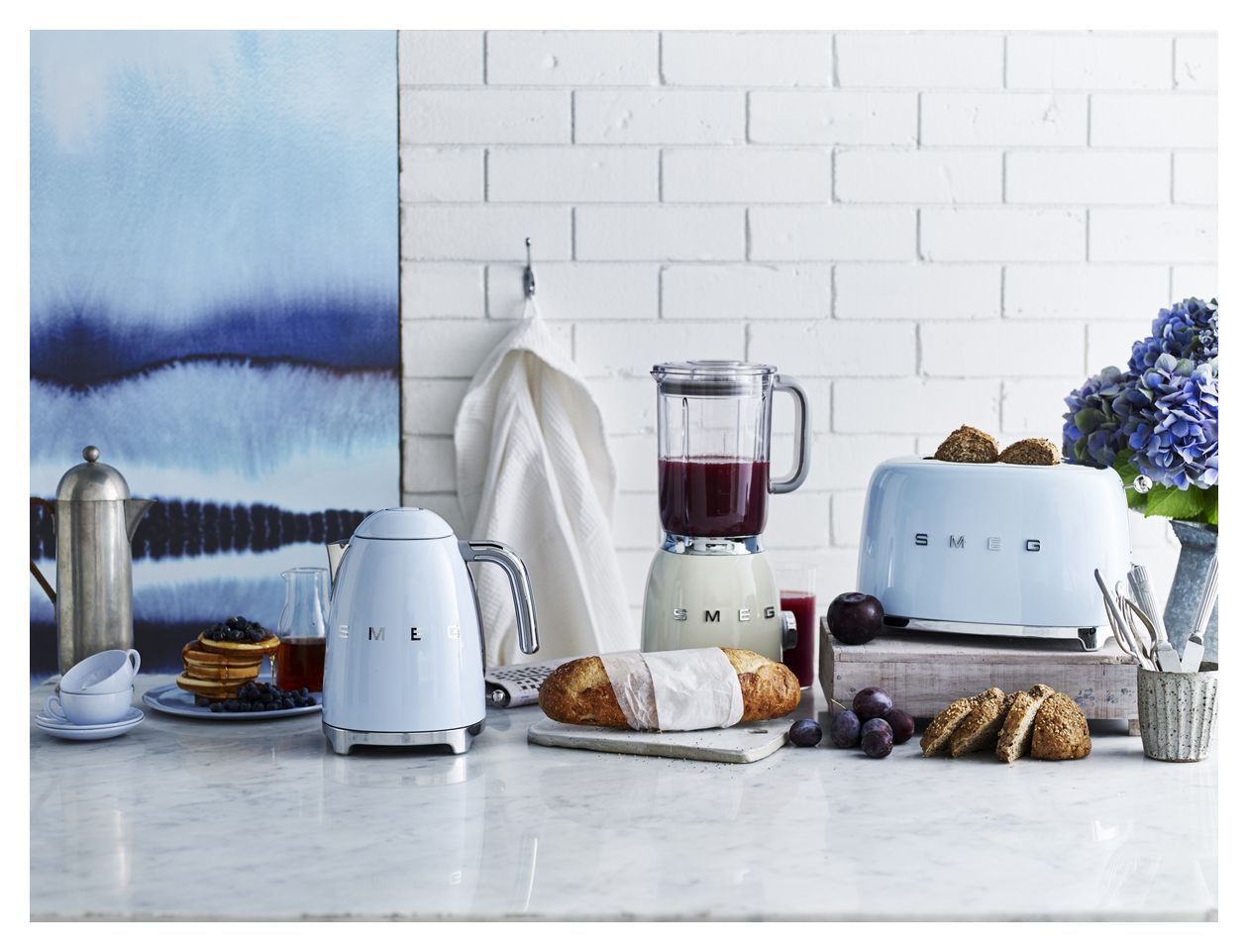 TSF01PBEU Toaster 950 W 2 Scheibe(n) 6 Stufen  (Blau) 