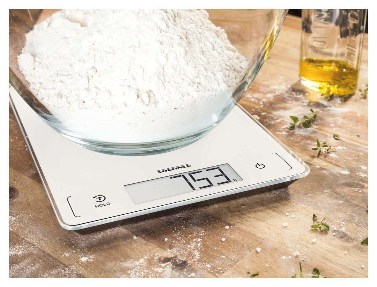 61507 Page Profi 300 Elektronische Küchenwaage bis 20 kg Genauigkeit 1 g  (Weiß) 