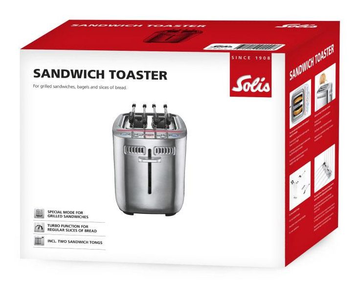 8003 Sandwich Toaster 1635 W 2 Scheibe(n) 7 Stufen  (Grau) 