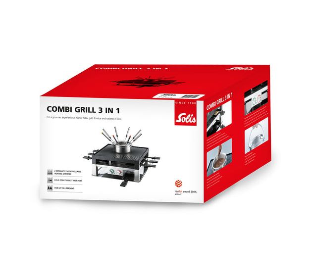 977.21 Combi Grill 3 in 1 Raclette 8 Person(en) 1200 W 