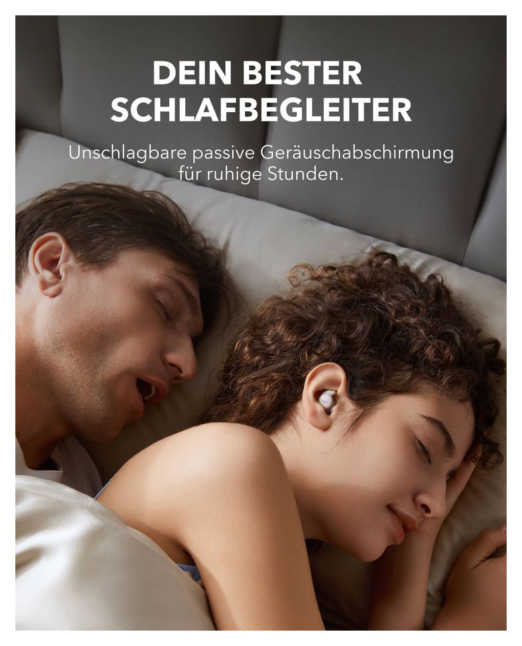 Sleep A20 In-Ear Bluetooth Kopfhörer kabellos 10 h Laufzeit IPX4  (Weiß) 