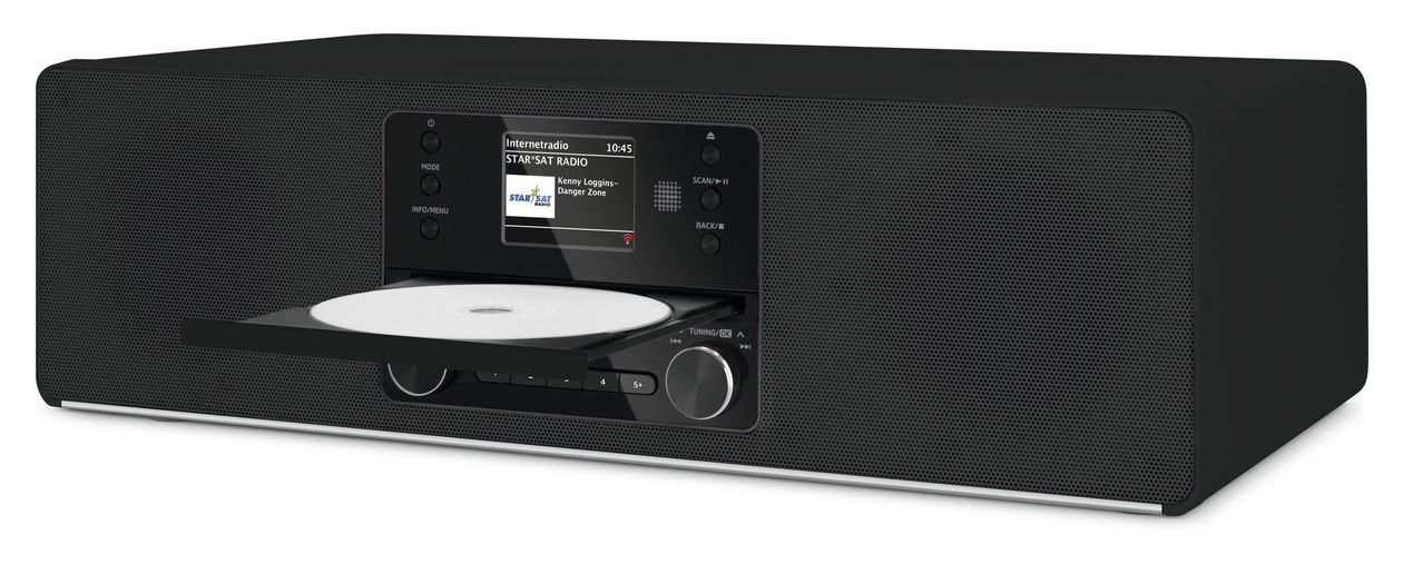 Digitradio 380CD IR Bluetooth DAB+, FM Radio Internet  (Schwarz) 