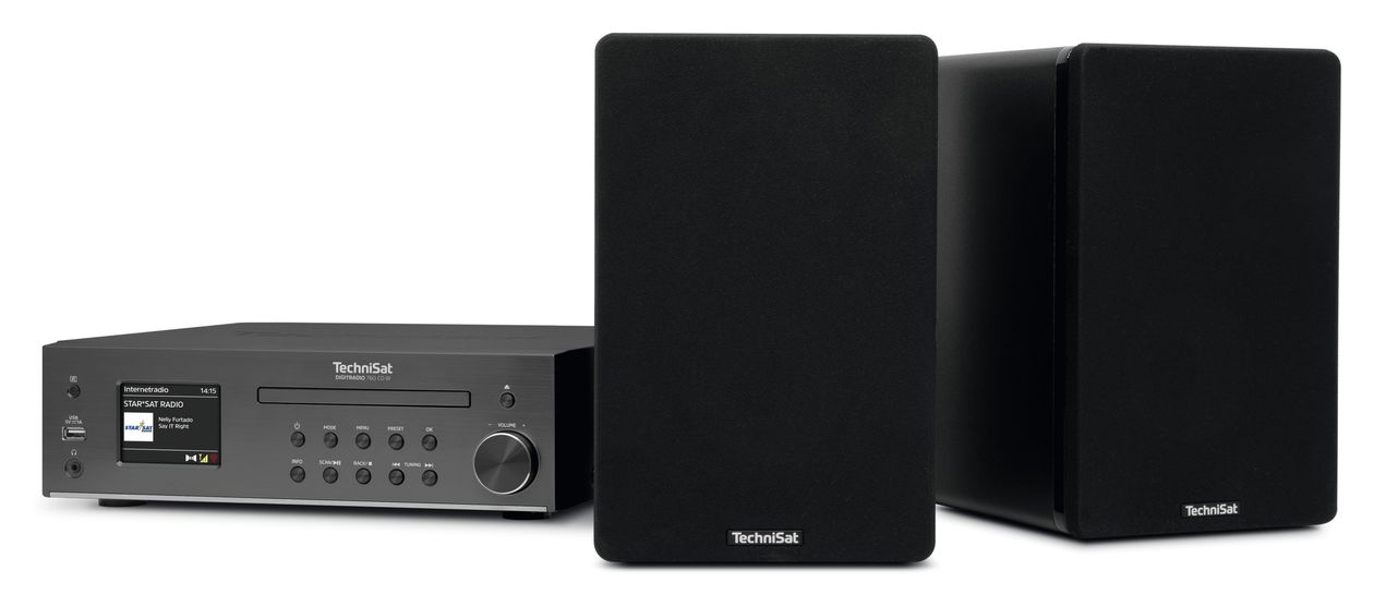 DigitRadio 760 CD Payer DAB+, FM Radio  (Schwarz) 