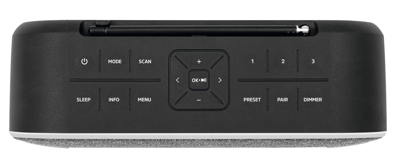 DigitRadio BT2 Bluetooth DAB+, FM Radio Tragbar IPX5  (Anthrazit, Schwarz) 