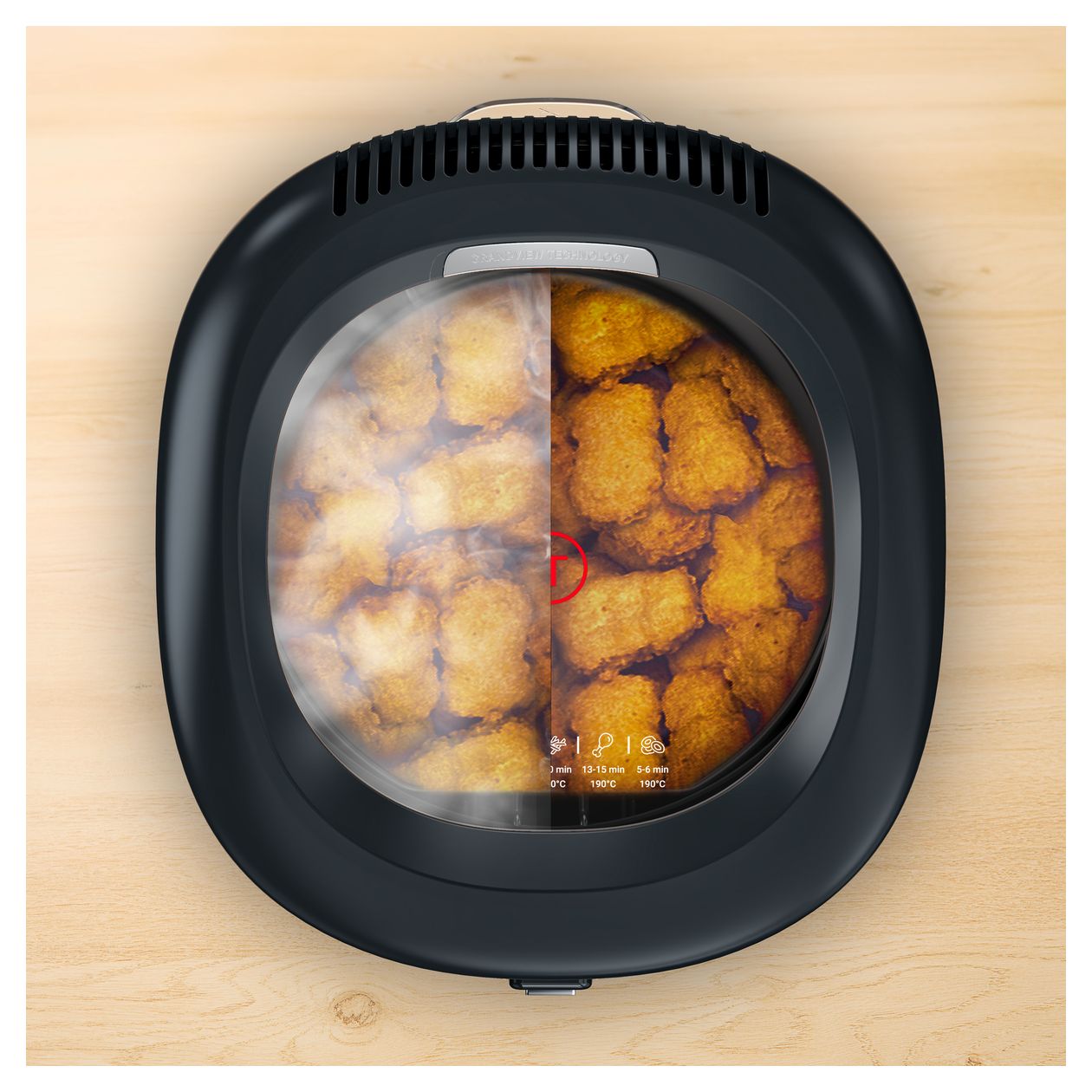 FF2528E0 Vision Fritteuse 2,1 l 1900 W  (Schwarz) 