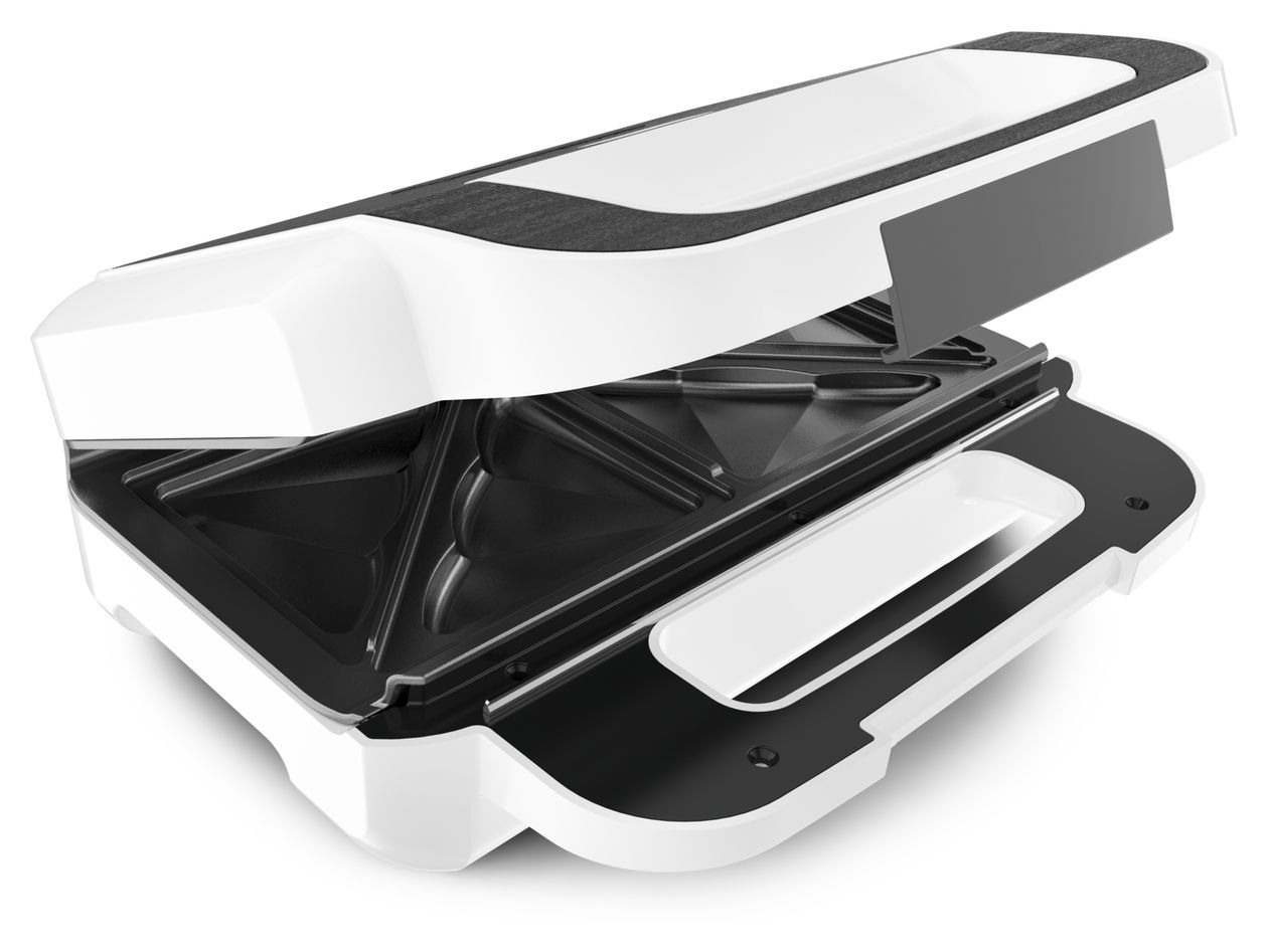SW7011 Snack XL Waffel- und Sandwichmaker 850 W  (Weiß, Edelstahl) 