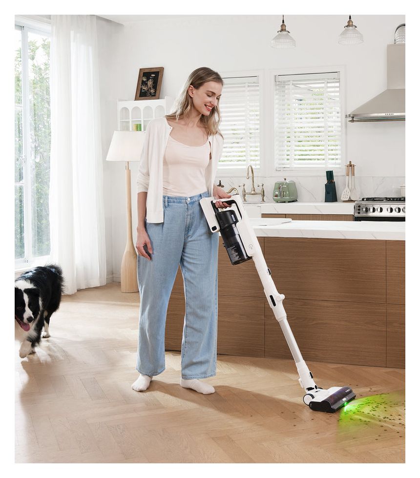 Pure One A50S Plus Handstaubsauger Beutellos bis 70 min Laufzeit  (Weiß) 