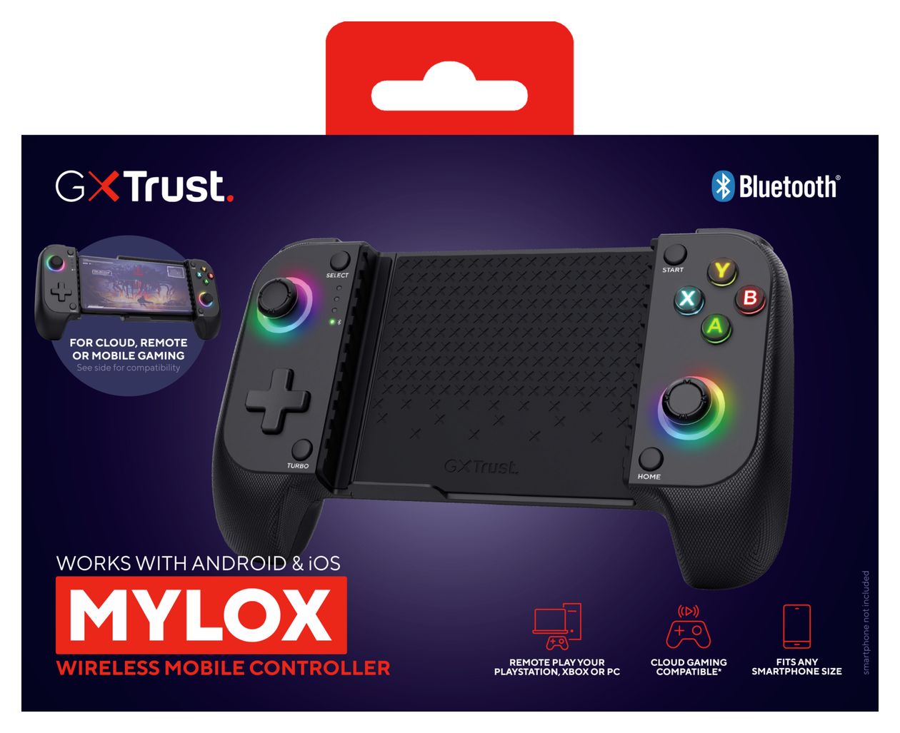 GXT735 Mylox Analog / Digital Gamepad für Android, iOS  (Grau) 