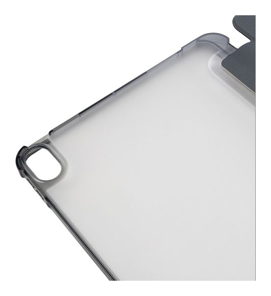 Satin Folio aus Kunststoff für Apple iPad Air 11 Zoll M2/M3 bis 27,9 cm (11") Schockresistent (Grau) 
