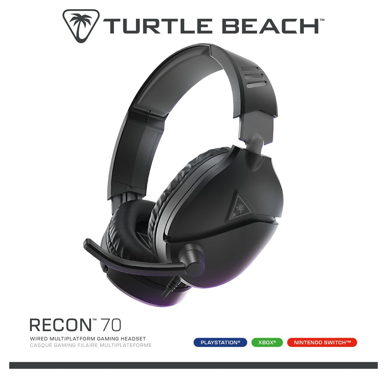 Recon 70 Gaming Over Ear Kopfhörer Kabelgebunden  (Schwarz) 