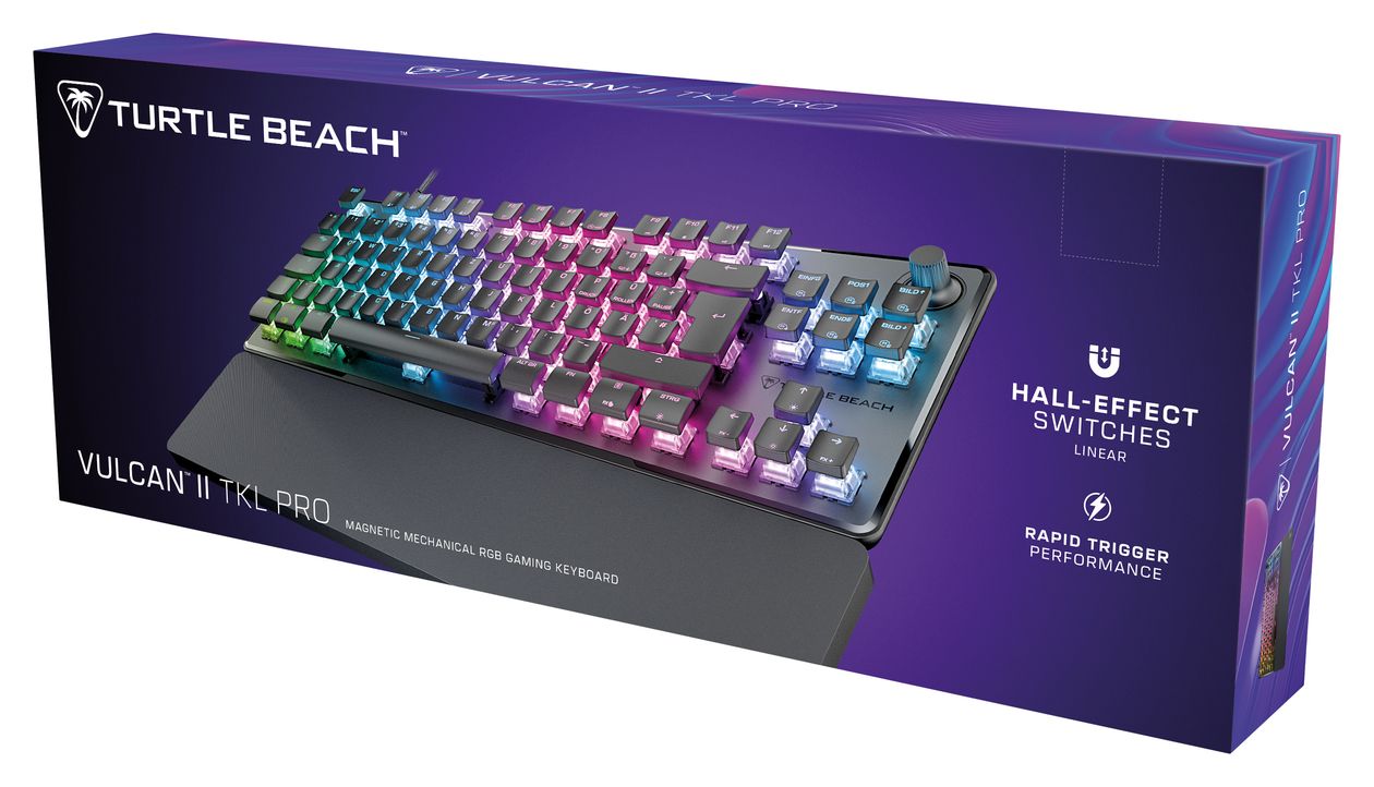 Vulcan II TKL Pro RGB-LED Gaming Tastatur USB  (Schwarz) 