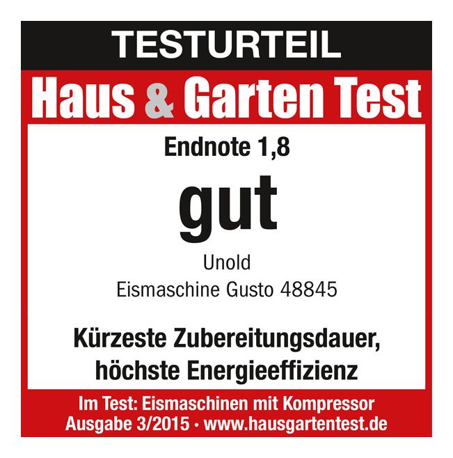 48845 Gusto 2 l Eismaschine 180 W 