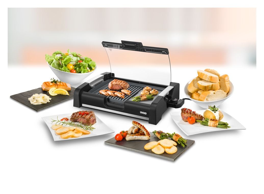 58535 BBQ Edel 1650 W mit 354 x 254 mm Fläche  (Schwarz) 