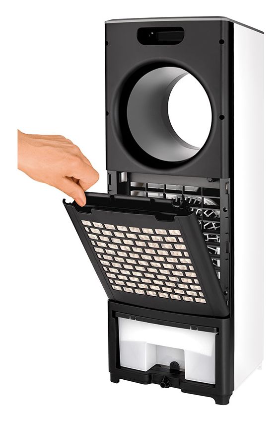 Fresh Turmventilator Stand  (Grau, Weiß) 