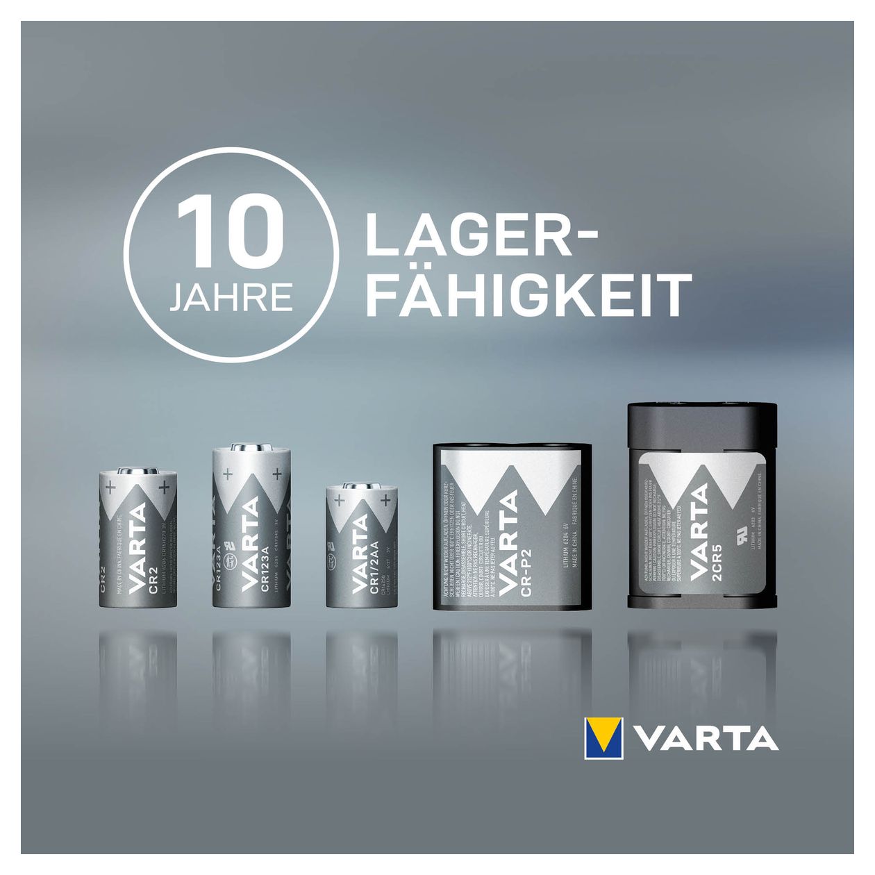 Batterien CR123A Lithium Rundzelle, 1 Stück, 3V, Spezialbatterien für elektronische Kleingeräte, mit langanhaltender, höchster Leistung 