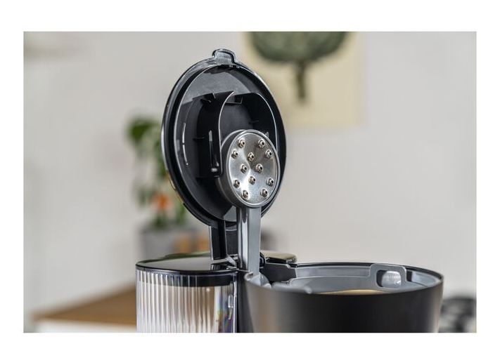 Enfinigy 10 Tassen Thermo Filterkaffeemaschine 1,2 l  (Schwarz) 