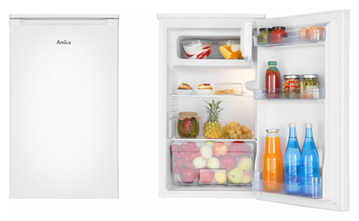 KS361155 W 83 l / 75 l Tischkühlschrank EEK: E 128 kWh Jahr  (Weiß) 