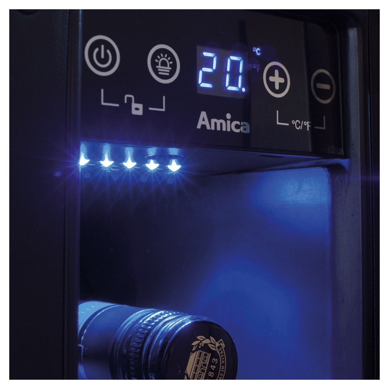 WK341101E Weinkühler Integriert EEK: A 1 Zonen 6 Flasche(n) 