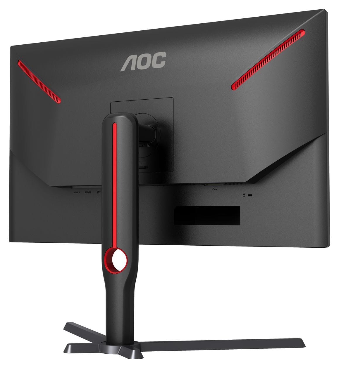 U27G3X/BK 4K Ultra HD Monitor 68,6 cm (27 Zoll) 16:9 1 ms  (Schwarz, Rot) 