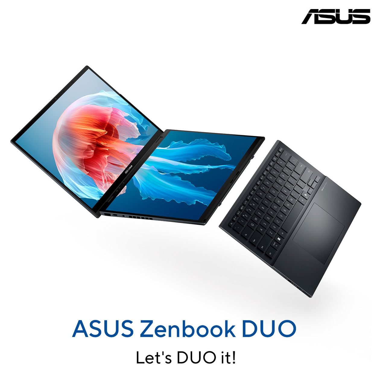 Zenbook Duo UX8406CA-QL331W WUXGA Notebook 35,6 cm (14 Zoll) 1920 x 1200 Pixel 1 TB SSD Windows 11 Home Intel Core Ultra 9 max. 5,4 GHz  (Grau) 