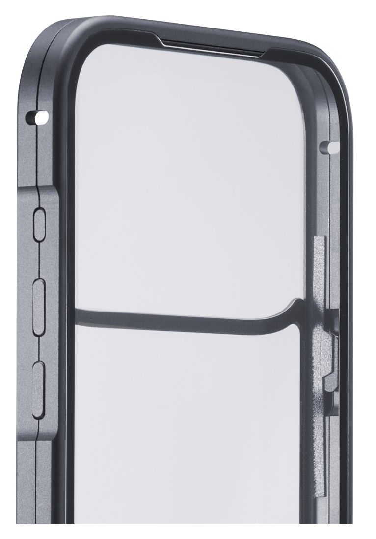 360 Grad Glass Cover für Apple iPhone 17 Pro Max  (Schwarz/Transparent) 