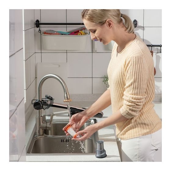 DVC320BRG Handstaubsauger Beutellos bis 20 min Laufzeit 12 V HEPA  (Roségold) 