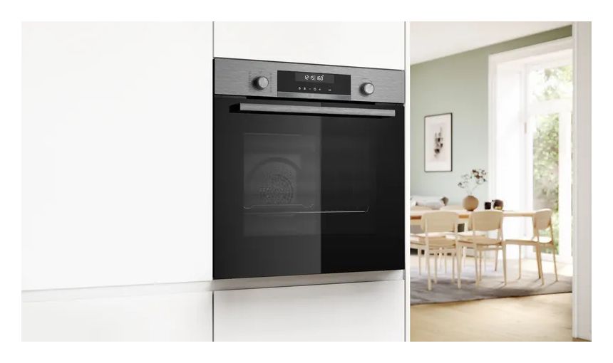 HBD672LS83 (HBG578BS3 + PKH845BB1D) Backofen-Set groß AutoClean mit autarkem 80 cm Glaskeramik Kochfeld 