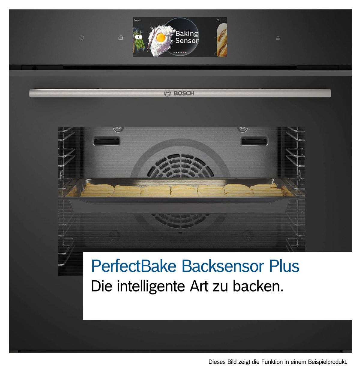 Serie 8 HBG7764BG Einbaubackofen groß AutoClean (Schwarz) 