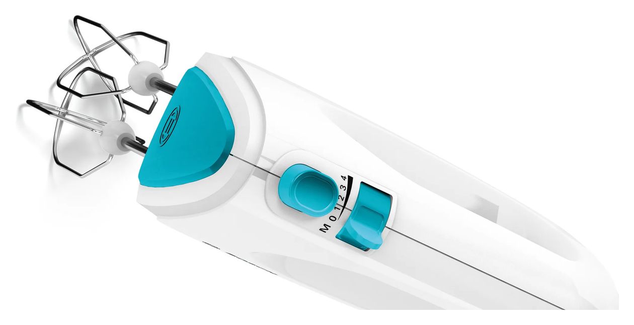 MFQ2210D CleverMixx Fun Handmixer 375 W 4 Stufen  (Blau, Weiß) 