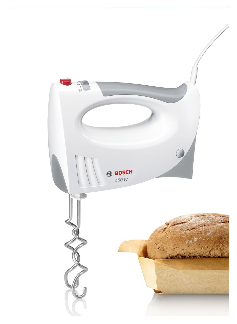 MFQ3540 Handmixer 450 W 5 Stufen  (Grau, Weiß) 