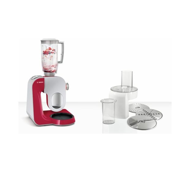 MUM58720 1000 W Küchenmaschine 3,9 l (Grau, Rot, Edelstahl) 
