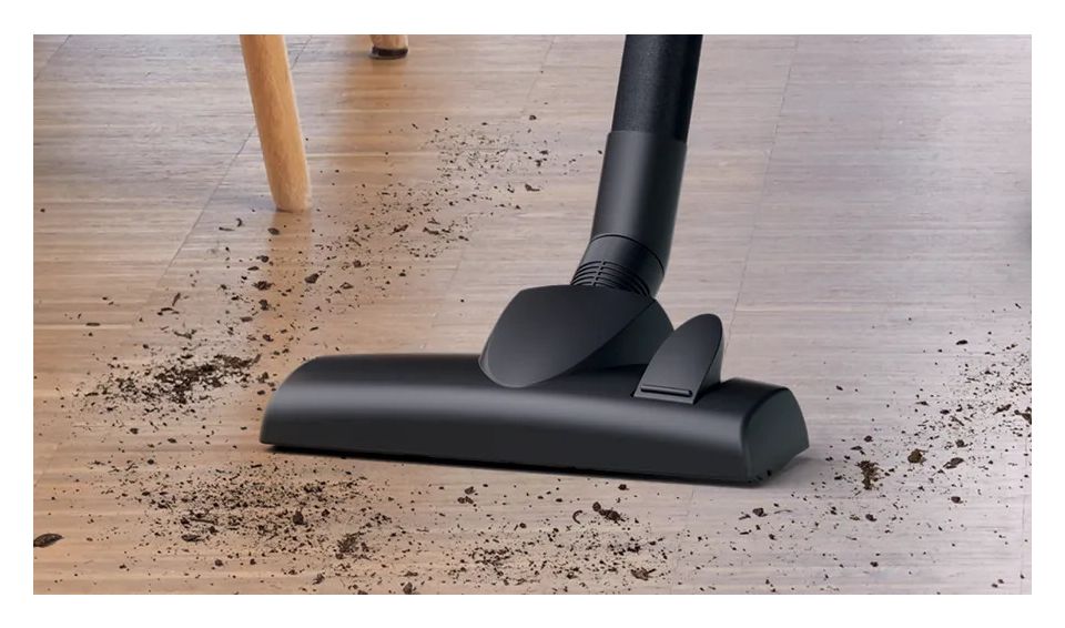 Serie 2 BGDS2CHAMP Bodenstaubsauger mit Staubbeutel 600 W Hygienefilter  (Schwarz) 