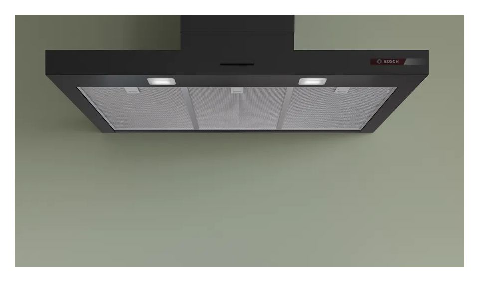 Serie 2 DWB93BC60 Abluft/Umluft Dunstabzugshaube/Esse Wand 90 cm (Schwarz) 