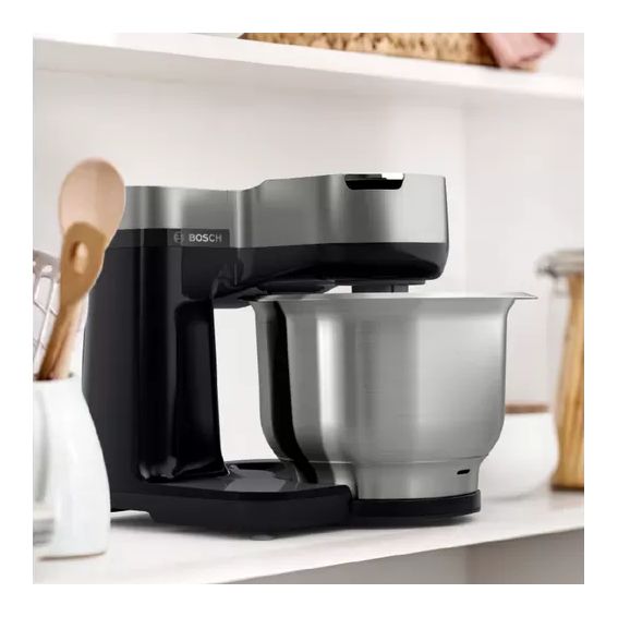 Serie 2 MUMS2VM00 900 W Küchenmaschine 3,8 l  (Schwarz, Silber) 