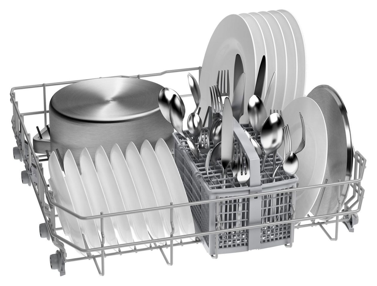 Serie 2 SMS2ITW33E 60 cm Geschirrspüler freistehend Leise 12 Maßgedecke aquaStop Funktion Natürlich/Natur 