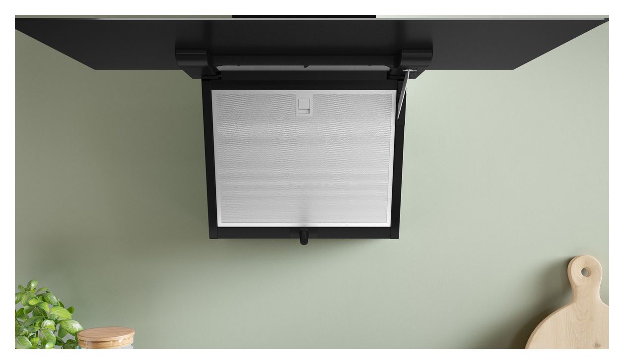 Serie 4 DWK67FN60 Umluft Dunstabzugshaube/Esse Wand 60 cm (Schwarz) 
