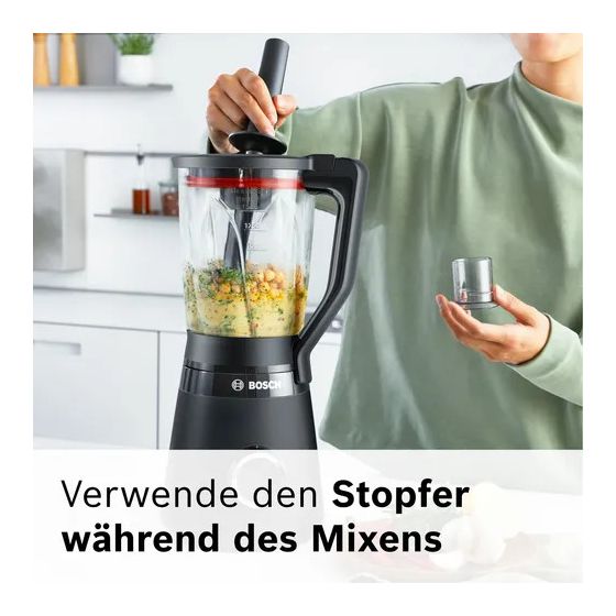 Serie 4 MMB4192B VitaPower 1,5 l Standmixer 2 Stufen 1200 W  (Schwarz) 