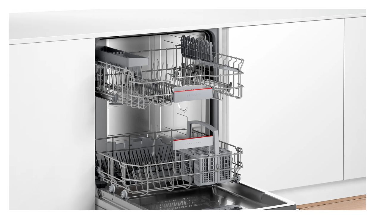 Serie 4 SBV4HTX00E 60 cm Geschirrspüler vollintegriert (ohne Front) Leise 13 Maßgedecke aquaStop Funktion Wärmetauscher 