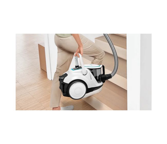 Serie 6 BGC41XHYG Bodenstaubsauger Beutellos 700 W Hygienefilter  (Weiß) 