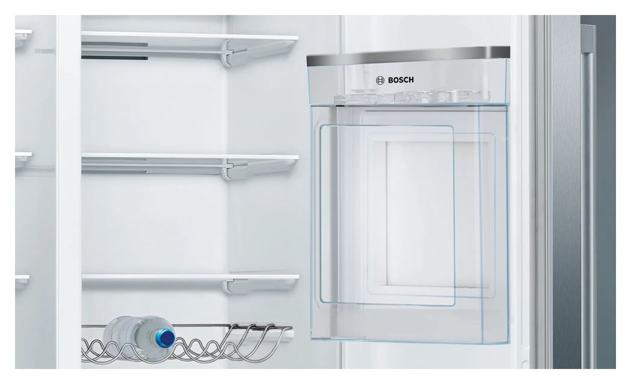 Serie 6 KAG93AIEP Side-by-Side Kühl-/ Gefrierkombination 369 l / 191 l 323 kWh NoFrost 1787 mm x 908 mm  (Edelstahl) 