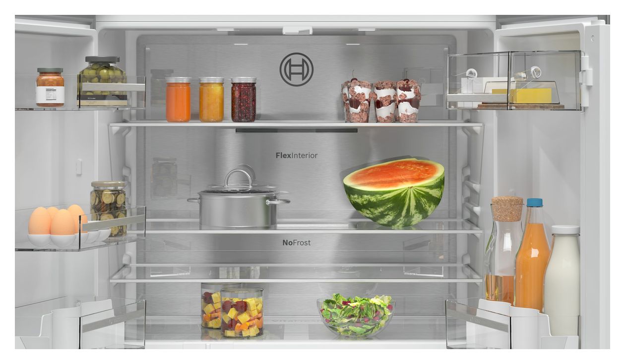 Serie 6 KFN96APEA Side-by-Side Kühl-/ Gefrierkombination 405 l / 200 l 333 kWh NoFrost 1830 mm x 910 mm  (Edelstahl) 