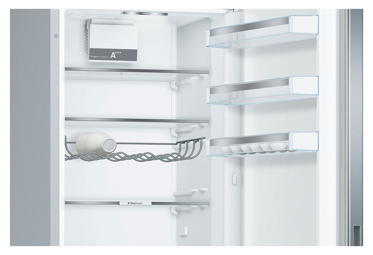 Serie 6 KGE39ALCA 249 l / 94 l Kühl-Gefrierkombi freistehend 149 kWh Jahr  (Edelstahl) 