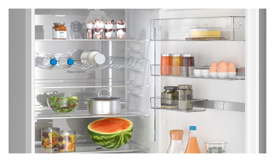 Serie 6 KGN49LBCF 311 l / 129 l Kühl-Gefrierkombi freistehend NoFrost 178 kWh Jahr  (Schwarz) 