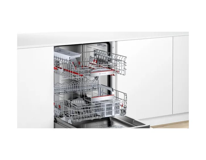 Serie 6 SMI6ZBS04D 60 cm Geschirrspüler teilintegriert (ohne Front) Sehr leise 13 Maßgedecke aquaStop Funktion Wärmetauscher 