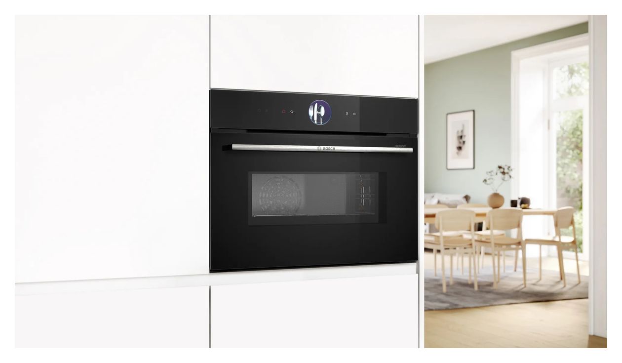 Serie 8 CMG736AB1F Einbaubackofen kompakt AutoClean Mikrowelle 