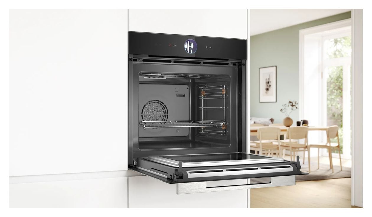 Serie 8 HMG7361B1 Einbaubackofen groß Mikrowellenkochen 