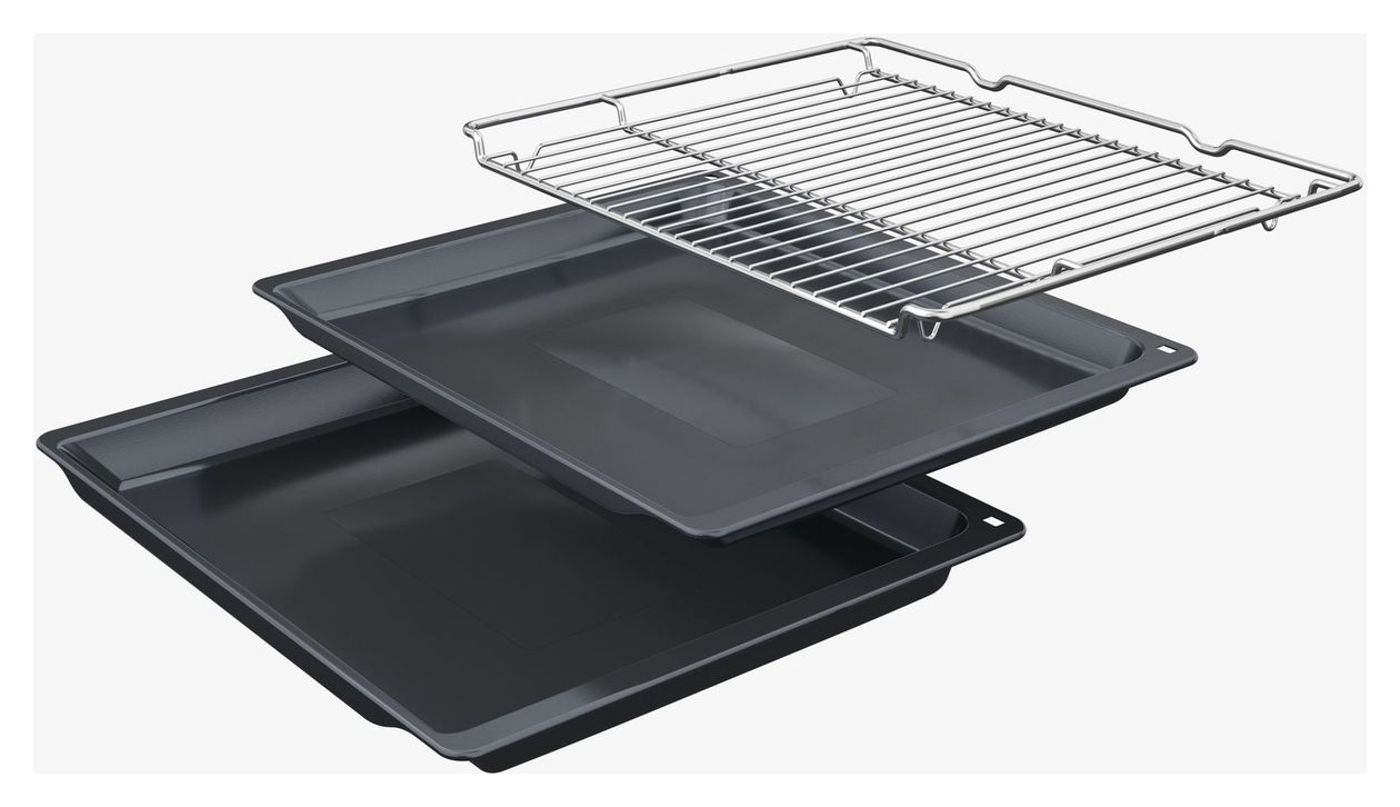 Serie 8 HMG776NB1 Einbaubackofen groß AutoClean Mikrowelle 