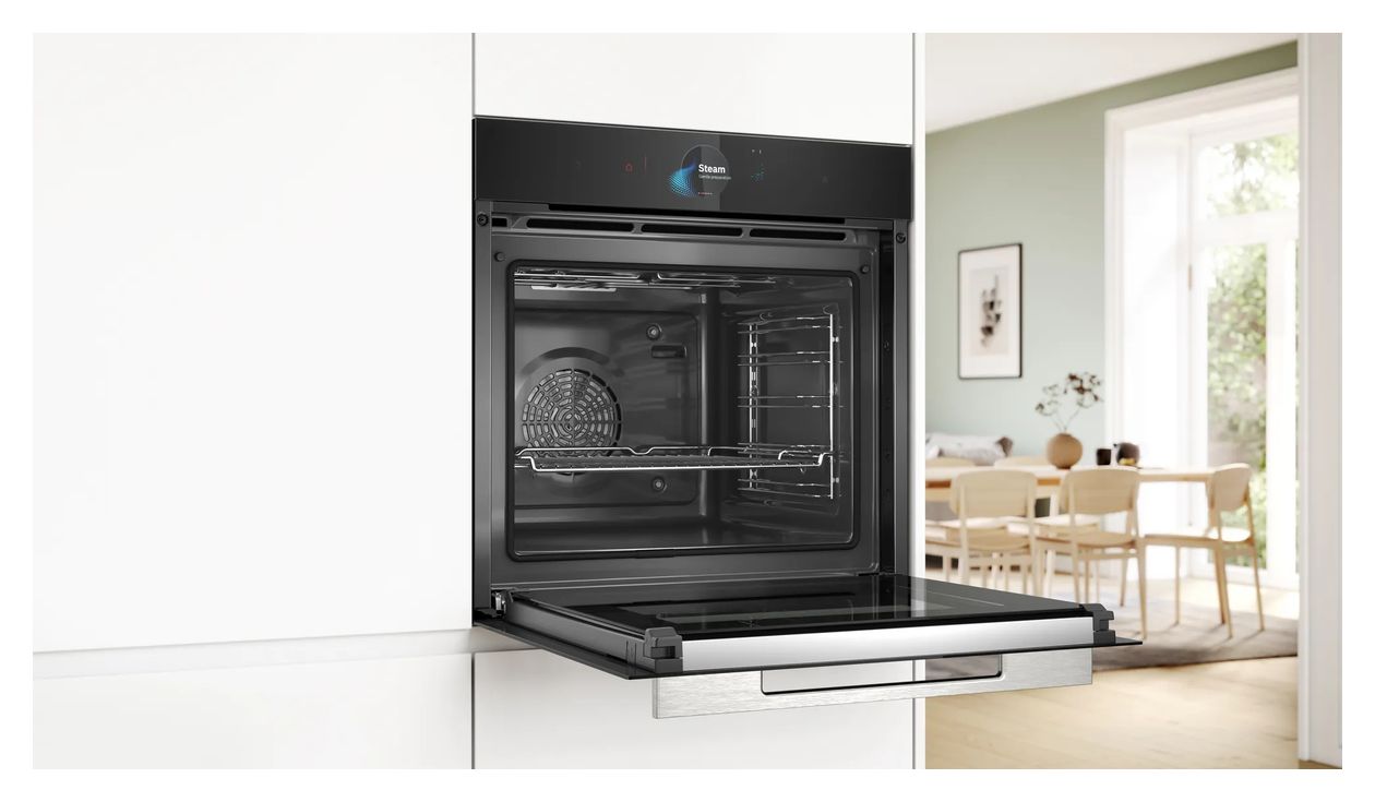 Serie 8 HRG7784B1 Einbaubackofen groß Dampfgaren AutoClean 